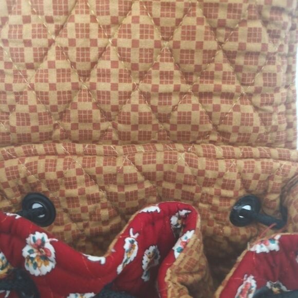 Vera Bradley large quilted paisley backpack EUC - Picture 7 of 9